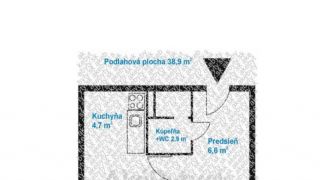 2 izbový byt, Jakobyho, Košice